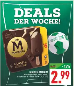 Marktkauf Langnese magnum classic Angebot