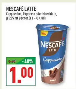 Marktkauf Nescafé latte cappuccino Angebot