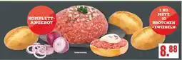 Marktkauf 1 kg mett, 10 brötchen + zwiebeln Angebot
