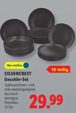 Lidl SILVERCREST Geschirr-Set Angebot