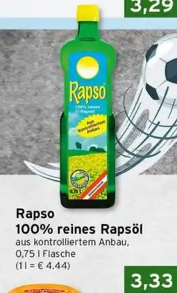 CAP Markt Rapso 100% reines Rapsöl Angebot