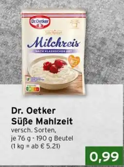 CAP Markt Dr. Oetker Süße Mahlzeit Angebot