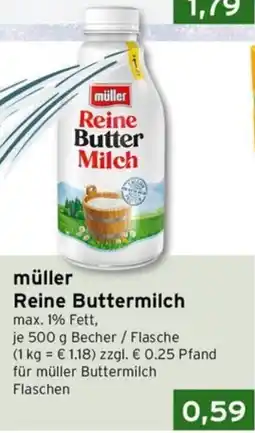 CAP Markt müller Reine Buttermilch Angebot