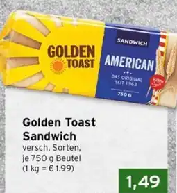 CAP Markt Golden Toast Sandwich Angebot