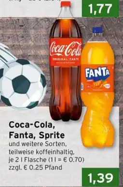 CAP Markt Coca-Cola, Fanta, Sprite Angebot