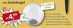 Sonderpreis Baumarkt LED-Solarkugel Angebot