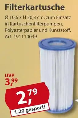 Sonderpreis Baumarkt Filterkartusche Angebot
