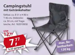 Sonderpreis Baumarkt Campingstuhl mit Getränkehalter Angebot