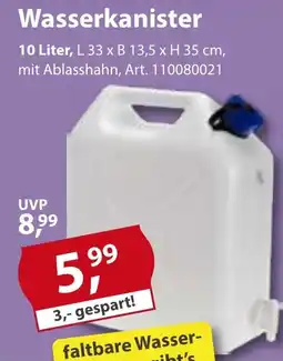 Sonderpreis Baumarkt Wasserkanister Angebot