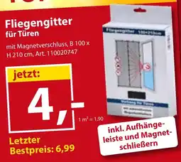 Sonderpreis Baumarkt Fliegengitter für Türen Angebot