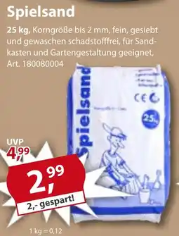 Sonderpreis Baumarkt Spielsand Angebot