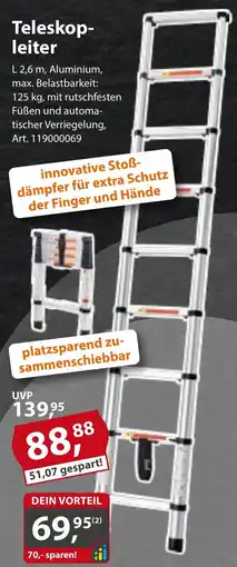 Sonderpreis Baumarkt Teleskopleiter Angebot