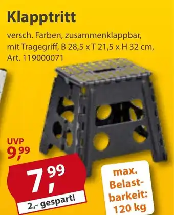 Sonderpreis Baumarkt Klapptritt Angebot