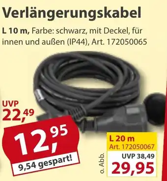 Sonderpreis Baumarkt Verlängerungskabel Angebot