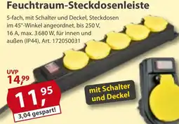 Sonderpreis Baumarkt Feuchtraum-Steckdosenleiste Angebot