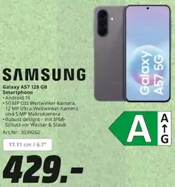 MediaMarkt SAMSUNG Galaxy A57 128 GB Smartphone Angebot