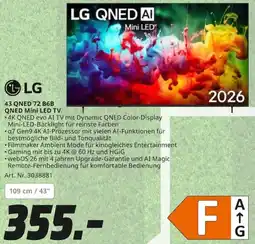 MediaMarkt LG 43 QNED 72 B6B QNED Mini LED TV Angebot
