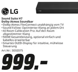 MediaMarkt LG Sound Suite H7 Dolby Atmos Soundbar Angebot