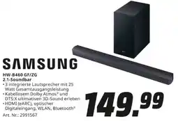 MediaMarkt SAMSUNG HW-B460 GF/ZG 2.1-Soundbar Angebot