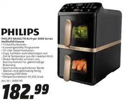 MediaMarkt PHILIPS NA462/70 Airfryer 4000 Series Heißluftfritteuse Angebot