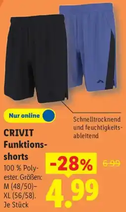 Lidl CRIVIT Funktionsshorts Angebot