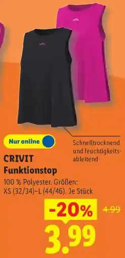 Lidl CRIVIT Funktionstop Angebot