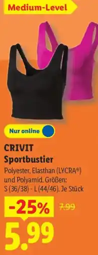 Lidl CRIVIT Sportbustier Angebot