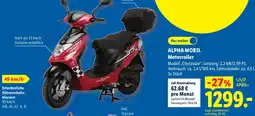 Lidl ALPHA MOBIL Motorroller Angebot