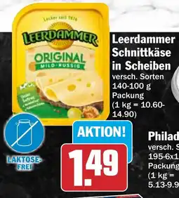 HIT Leerdammer Schnittkäse in Scheiben Angebot