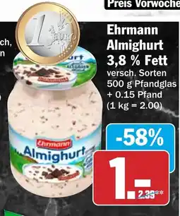 HIT Ehrmann Almighurt Angebot