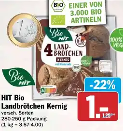 HIT Bio Landbrötchen Kernig Angebot