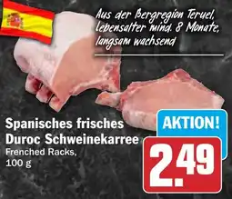HIT Spanisches frisches Duroc Schweinekarree Angebot