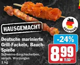 HIT Deutsche marinierte Grill-Fackeln, Bauch Spieße Angebot