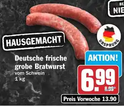 HIT Deutsche frische grobe Bratwurst Angebot
