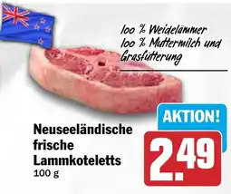 HIT Neuseeländische frische Lammkoteletts Angebot