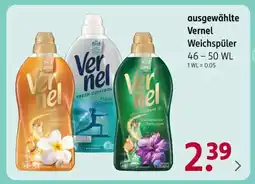 Rossmann ausgewählte Vernel Weichspüler Angebot