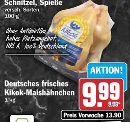 HIT Deutsches frisches Kikok-Maishähnchen Angebot