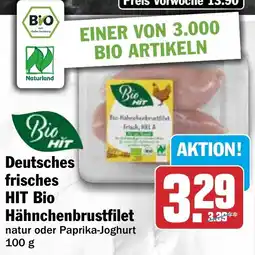 HIT Deutsches frisches HIT Bio Hähnchenbrustfilet Angebot