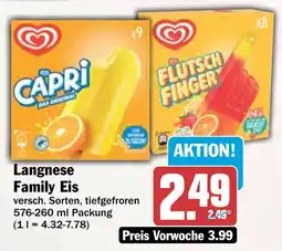 HIT Langnese Family Eis Angebot