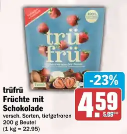 HIT trüfrü Früchte mit Schokolade Angebot