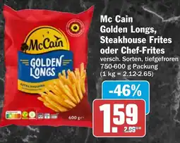 HIT Mc Cain Golden Longs, Steakhouse Frites oder Chef-Frites Angebot