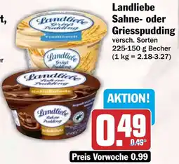 HIT Landliebe Sahne- oder Griesspudding Angebot