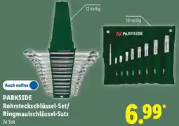 Lidl PARKSIDE Rohrsteckschlüssel-Set/ Ringmaulschlüssel-Satz Angebot