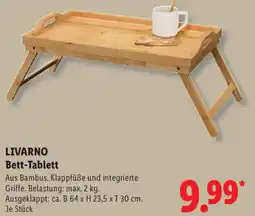 Lidl LIVARNO Bett-Tablett Angebot