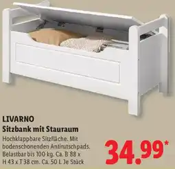 Lidl LIVARNO Sitzbank mit Stauraum Angebot