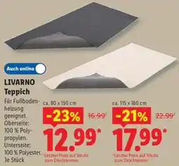 Lidl LIVARNO Teppich Angebot