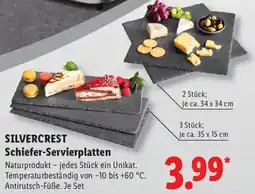 Lidl SILVERCREST Schiefer-Servierplatten Angebot