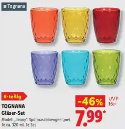 Lidl TOGNANA Gläser-Set Angebot