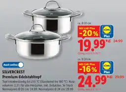 Lidl SILVERCREST Premium-Edelstahltopf Angebot