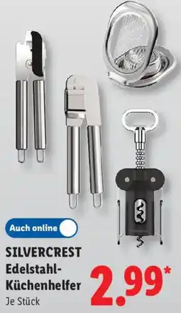 Lidl SILVERCREST Edelstahl Küchenhelfer Angebot